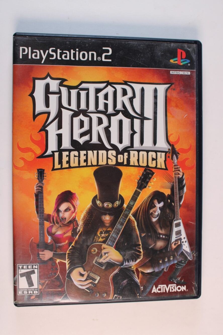 Guitar Hero 3 III: Legends of Rock (Sony PlayStation 2 PS2) Complete, Tested